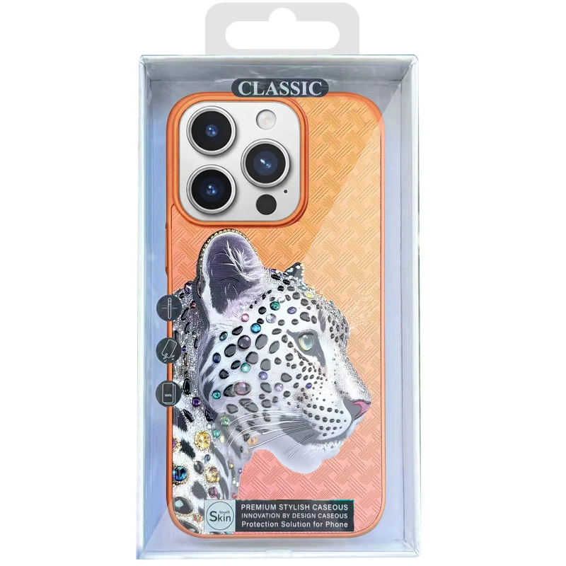 Чохол TPU+PC Crystal Hunt with MagSafe для Apple iPhone 16 Pro Max – Orange. Фото 2 з 2