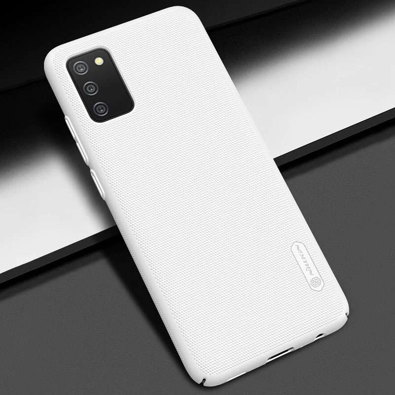 Пластикова накладка Nillkin Frost на Samsung Galaxy A02s – Білий. Фото 6 з 6