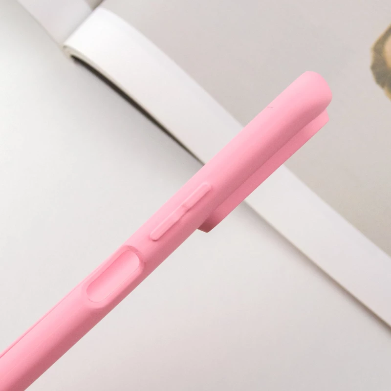 Кольоровий силіконовий чохол GETMAN із закритою камерою для Xiaomi Redmi 10 – Рожевий / Pink. Фото 4 з 5