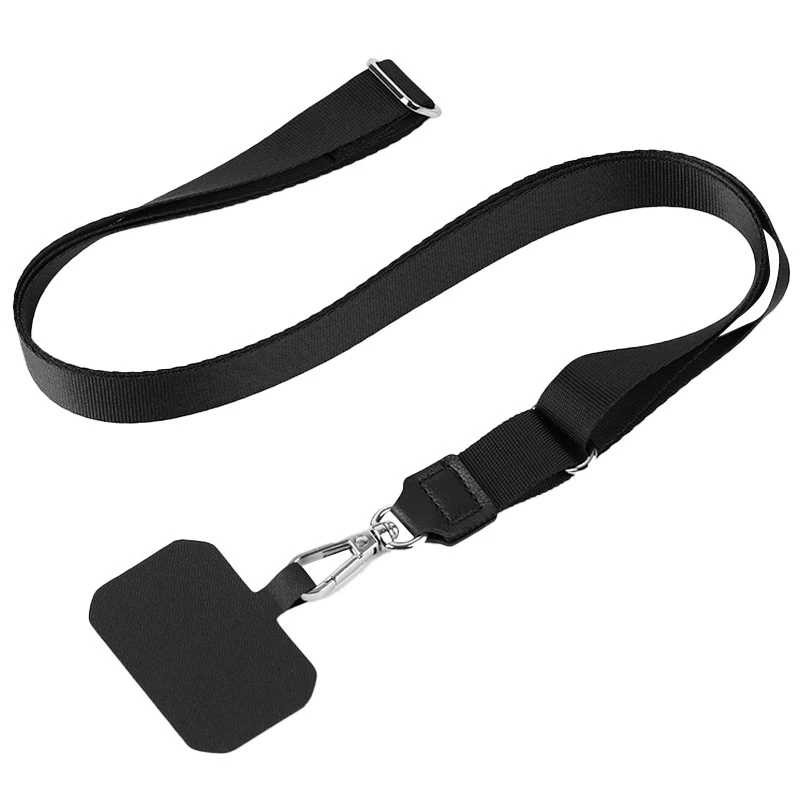 Шнурок широкий (2см) 140см – Black. Фото 2 из 5