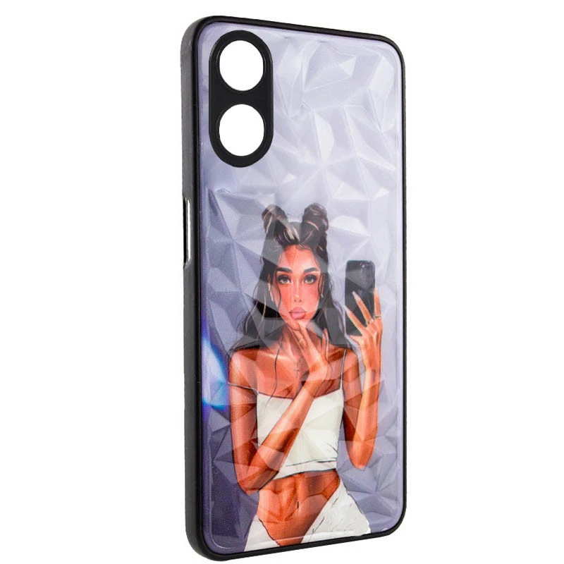 

Стеклянный чехол Prisma Ladies на Oppo A78 4G (Black in White)