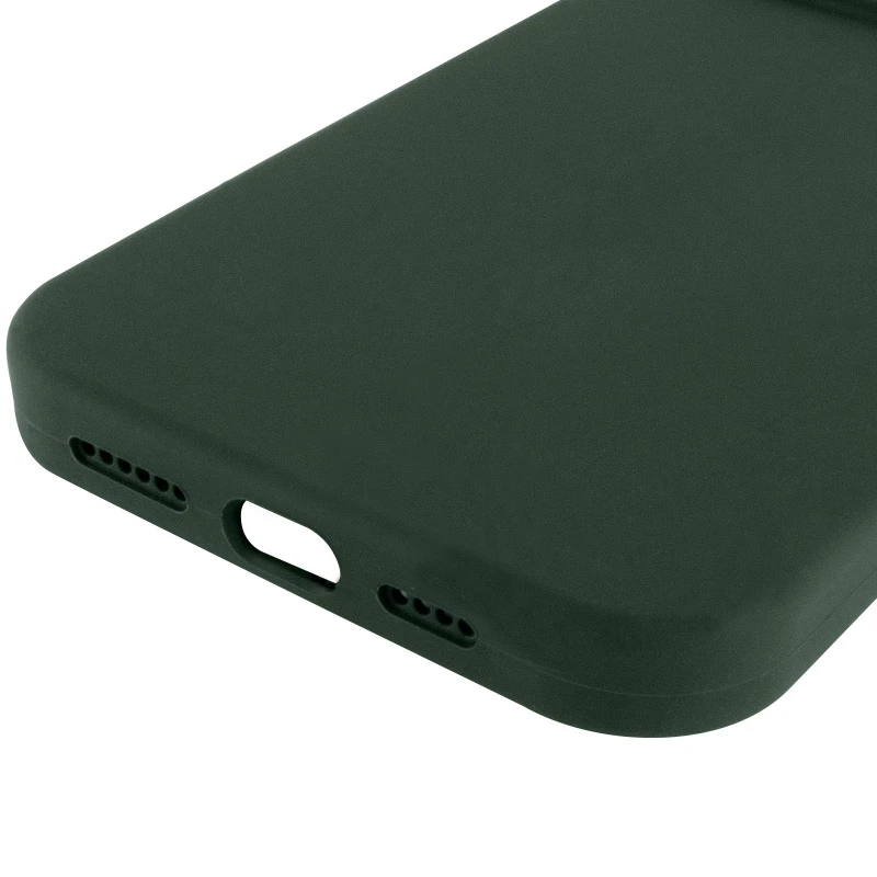 Чохол з закритим низом Silicone Case на Apple iPhone 16 Pro Max – Зелений / Cyprus Green. Фото 12 з 12