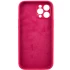 Чохол з захистом камери Silicone Case для Apple iPhone 12 Pro Max (6.7") – Червоний / Rose Red. Фото 4 з 6
