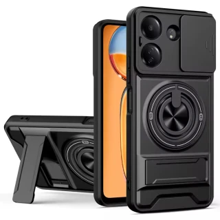Ударостійкий чохол Camshield StandRing case для Xiaomi Redmi 13C фото 1 з 1