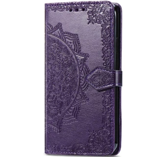Кожаный чехол-книжка Art Case с визитницей для Xiaomi Mi 8 Lite / Mi 8 Youth (Mi 8X) — Фиолетовый