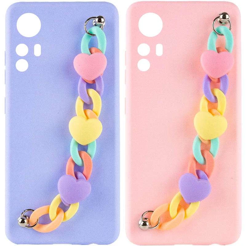 Чохол Heart з ланцюгом на Xiaomi 12T / 12T Pro фото 1 з 2