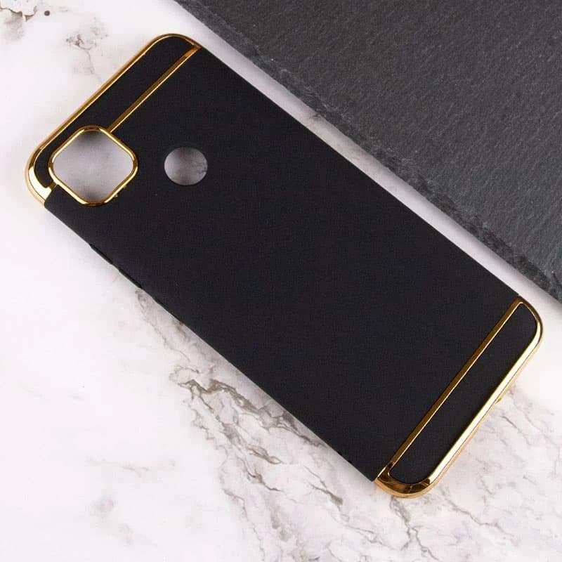 Пластиковая накладка с хромом для Xiaomi Redmi 9C – Черный. Фото 4 из 4