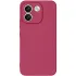 Цветной силиконовый чехол GETMAN с закрытой камерой на Xiaomi Redmi Note 17 Pro Max – Бордовый / Marsala. Фото 1 из 1