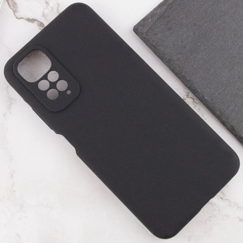 Чохол Silicone Case Lakshmi Premium із закритою камерою для Xiaomi Redmi Note 11 (Global) / Note 11S – Чорний / Black. Фото 9 з 11