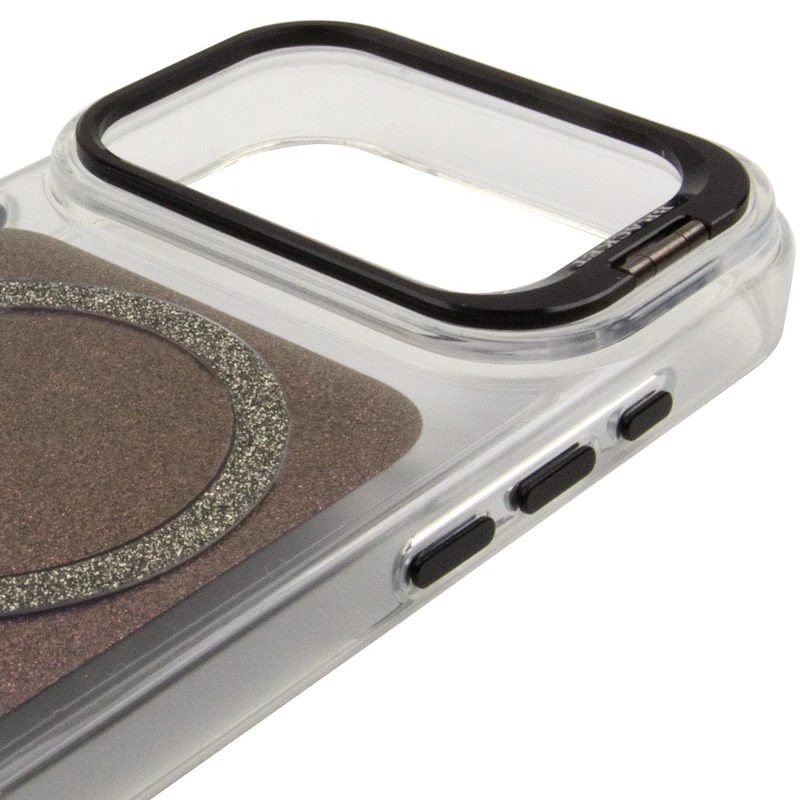 Чохол TPU+PC Jewel Sparkle with MagSafe для Apple iPhone 17 Pro (6.3") – Violet Shimmer. Фото 6 з 8