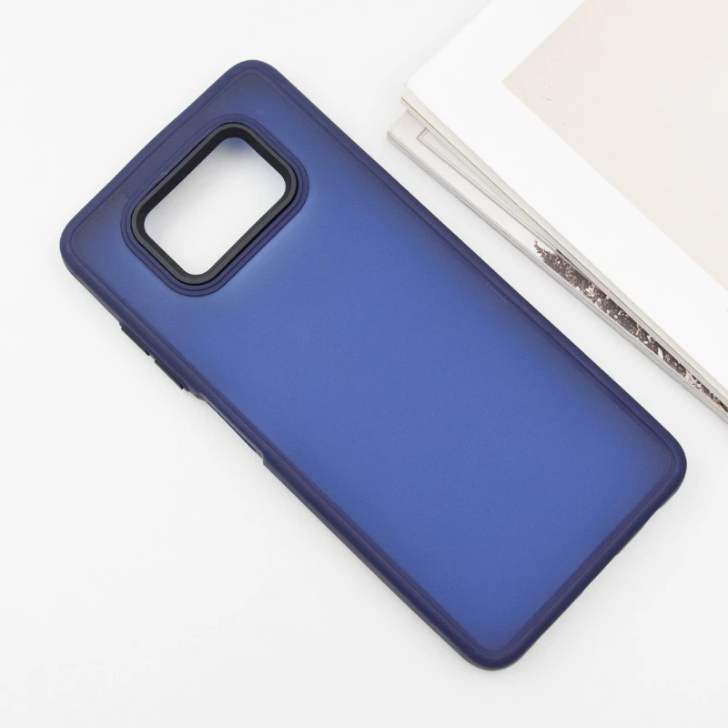 Чохол TPU+PC Lyon Frosted на Xiaomi Poco X3 NFC / Poco X3 Pro – Синій / Navy Blue. Фото 4 з 12