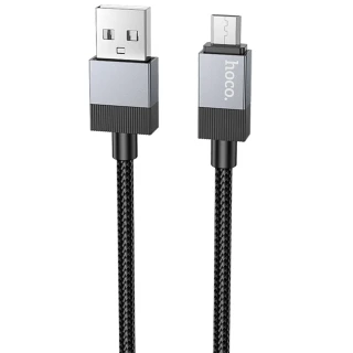 Дата кабель Hoco X110 Honorific USB to MicroUSB 2.4A (1m) фото 1 из 1