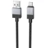 Дата кабель Hoco X110 Honorific USB to MicroUSB 2.4A (1m) – Black. Фото 1 из 5