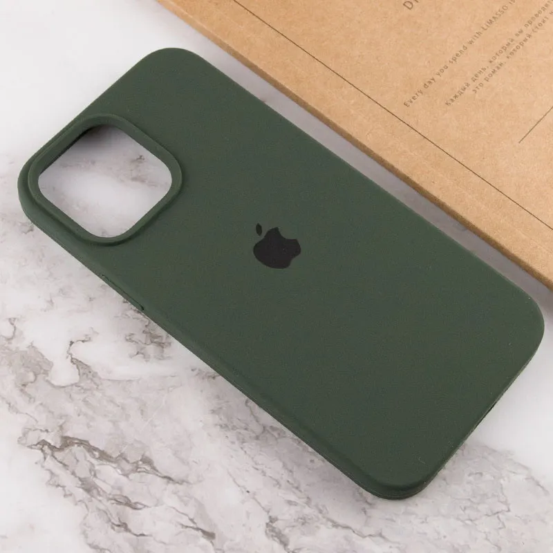 Чохол Silk Full Protective (AA) для Apple iPhone 14 (6.1") – Зелений / Cyprus Green. Фото 4 з 4
