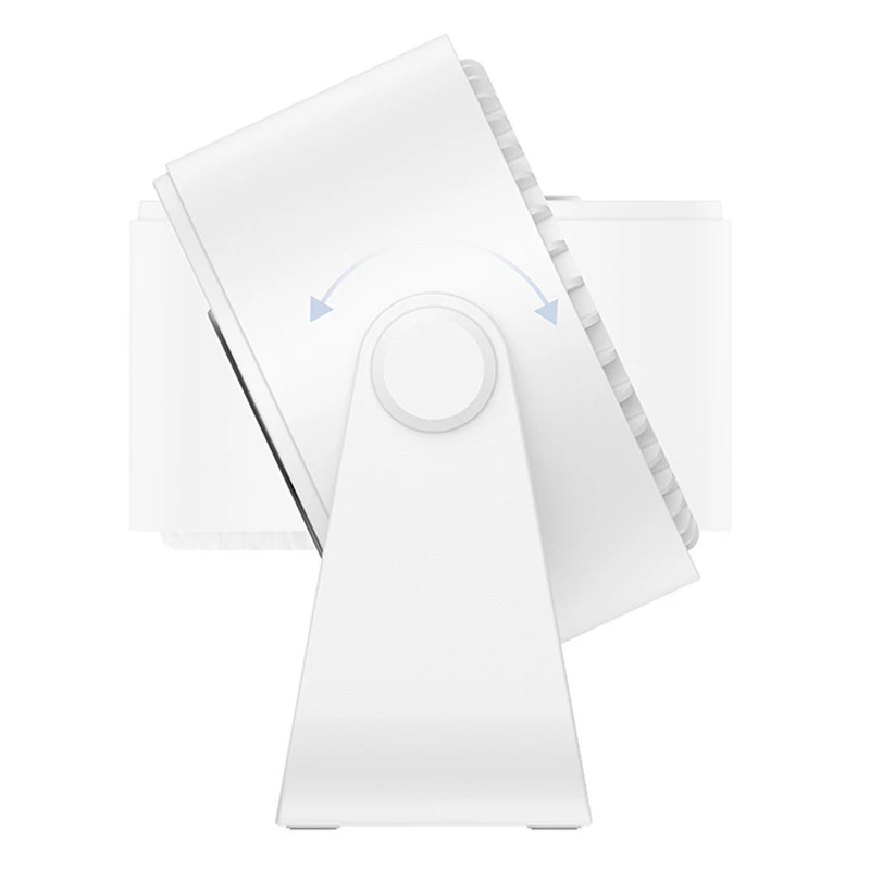 Настільний вентилятор Hoco HX66 desktop circulating fan 3000 mAh – White. Фото 5 з 8