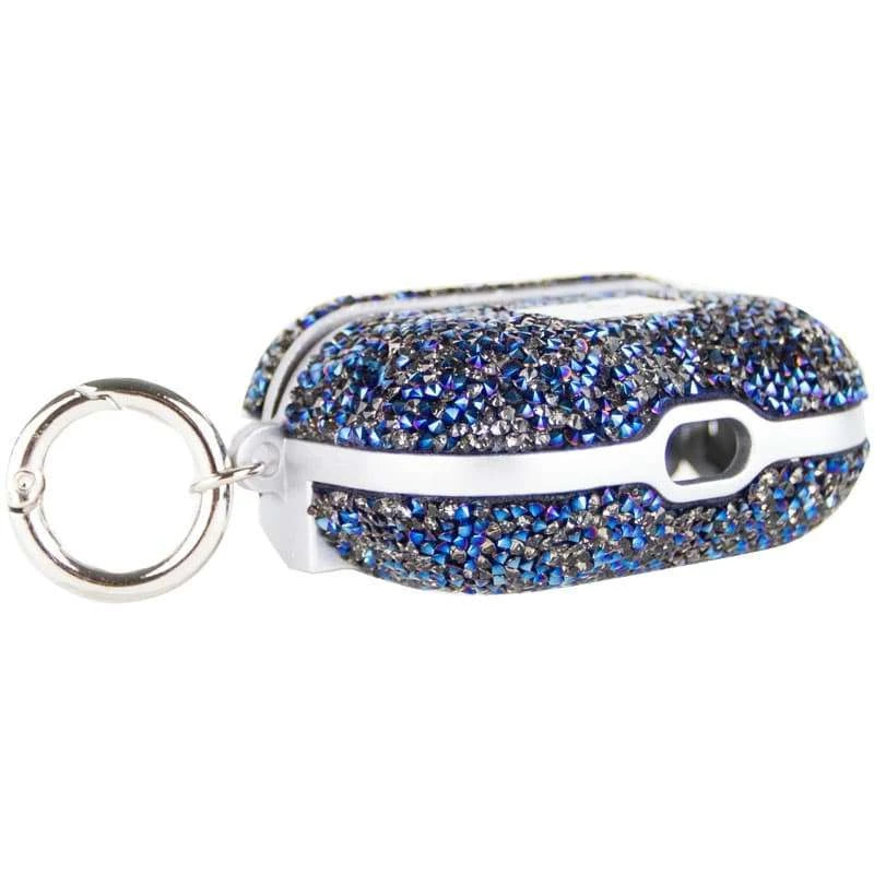 TPU чохол Bling World Rock Diamond для навушників AirPods Pro / Airpods Pro 2 – Синій. Фото 6 з 8