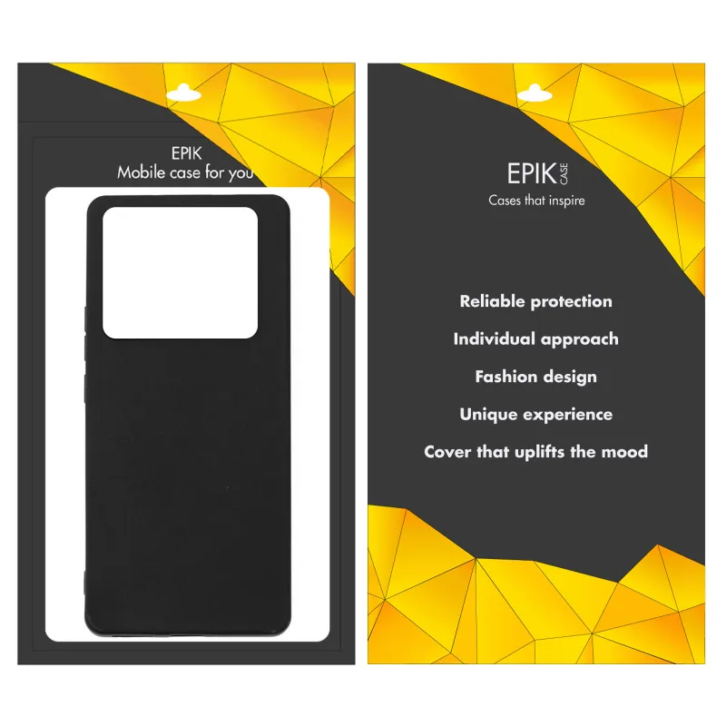 Чорний силіконовий чохол Epik на Infinix Note 40 4G – Чорний. Фото 2 з 2