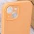 Чехол с защитой камеры Silicone Case для Apple iPhone 14 (6.1") – Оранжевый / Cantaloupe. Фото 7 из 7