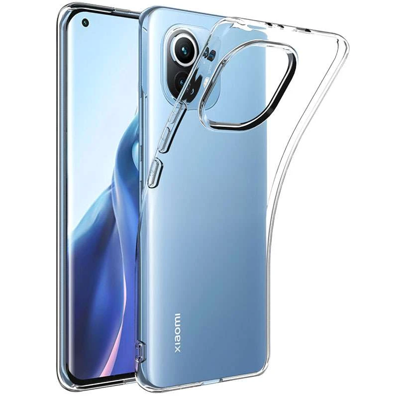 Ультратонкий силіконовий чохол 1,5 мм з захистом камери на Xiaomi Mi 11 Lite фото 1 з 1