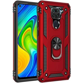 Противоударный чехол Serge Ring с кольцом для Xiaomi Redmi Note 9 / Redmi 10X фото 1 из 6