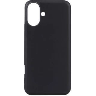 Чёрный силиконовый чехол Epik для Apple iPhone 16 Plus фото 1 из 3