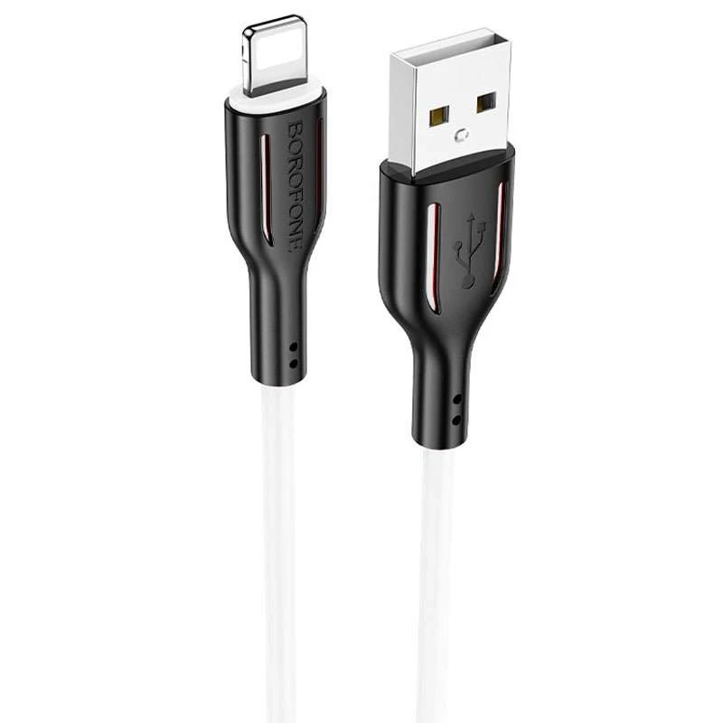 

Дата кабель Borofone BX63 USB to Lightning (1m) (Чорно - білий)