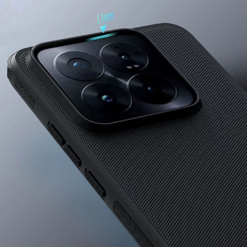 Пластикова накладка Nillkin Pro на Xiaomi 14 Pro – Чорний / Black. Фото 8 з 8