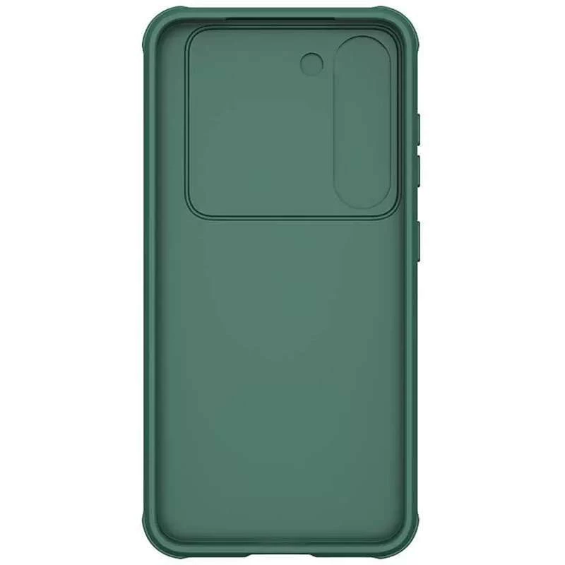 Карбоновая накладка Nillkin со шторкой для камеры для Samsung Galaxy S23+ – Зеленый / Deep Green. Фото 6 из 6