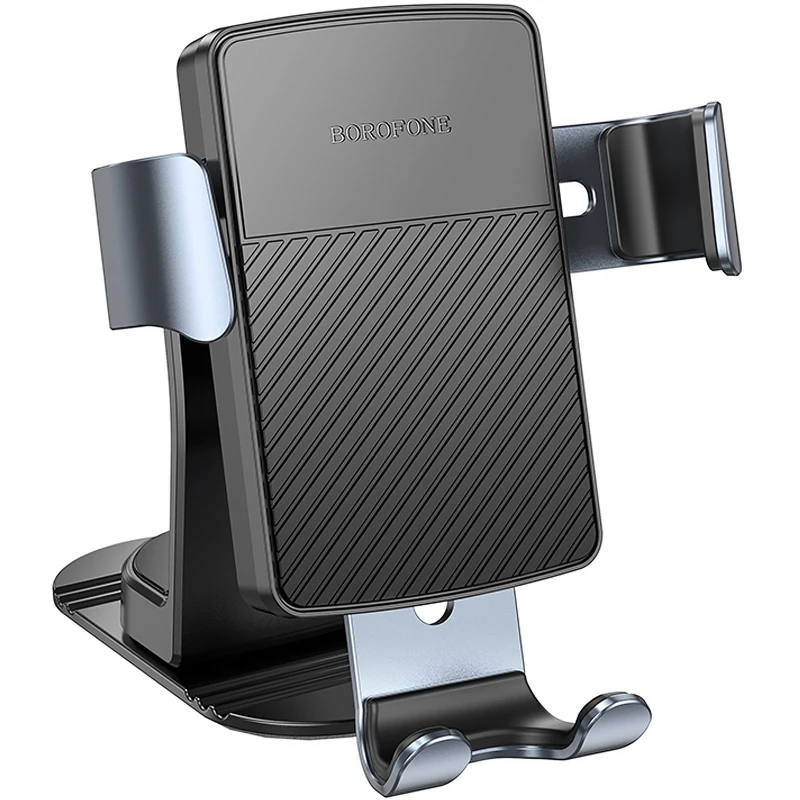 Автотримач Borofone BH119 Refined (center console) – Black / Metal gray. Фото 4 з 6