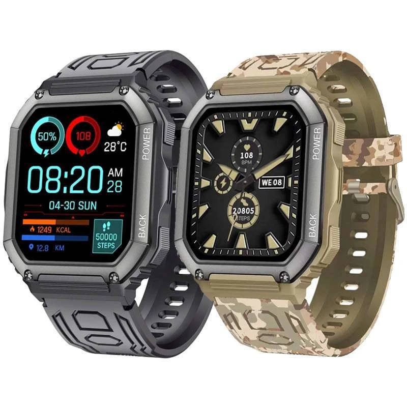 

Смарт-годинник Gelius Pro GP-SW007 (Tactical Navy) Bluetooth call (IP68)