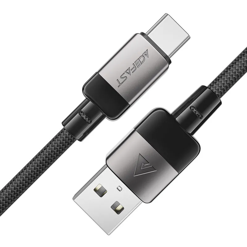 Дата кабель Acefast C9-04 USB to Type-C 3A (1.2m) – Black. Фото 3 из 5