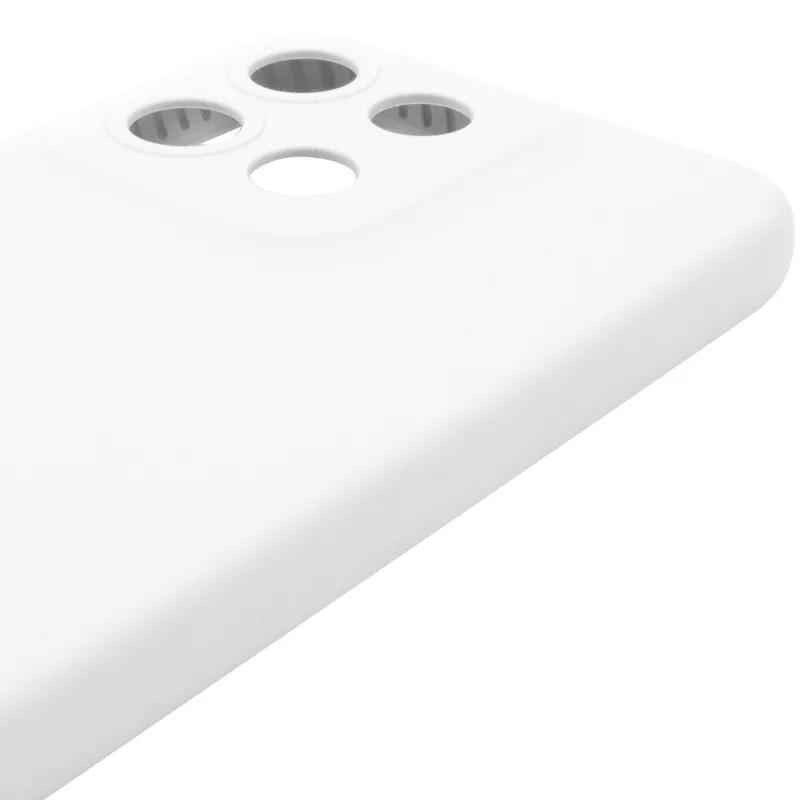 Чехол Silicone Case Lakshmi Premium з закритою камерою на Motorola Moto G15 4G – Белый / White. Фото 5 из 6