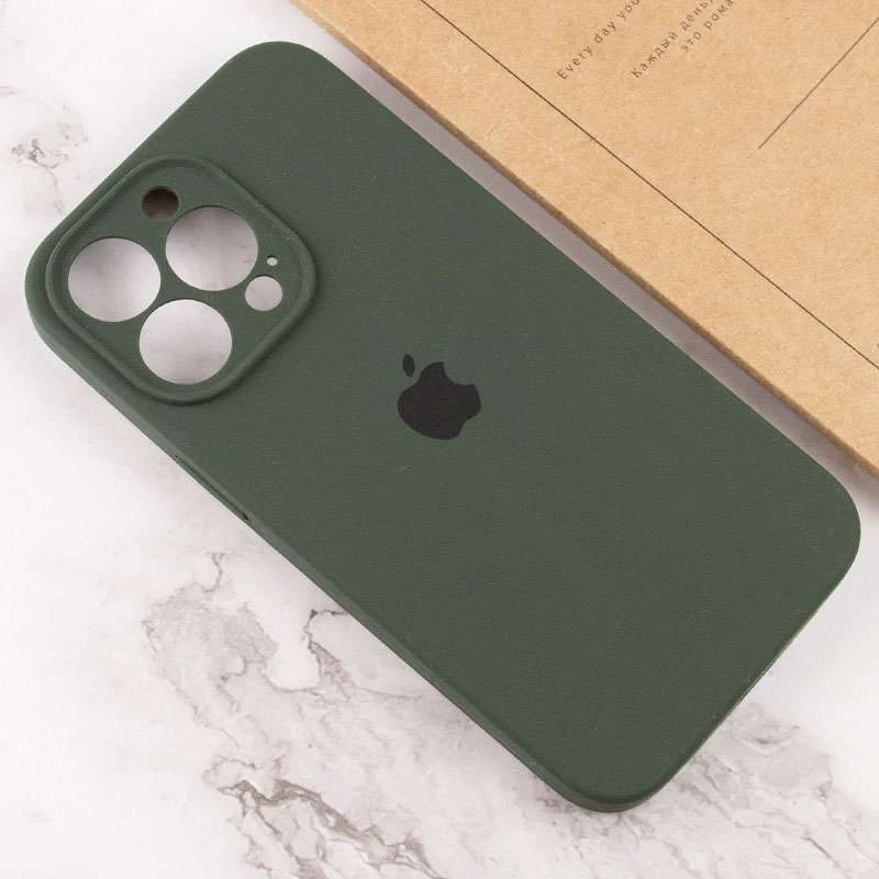 Чохол Silicone Case з захистом камери на Apple iPhone 14 Pro (6.1") – Зелений / Cyprus Green. Фото 4 з 4