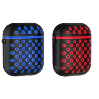 Силиконовый футляр для наушников Airpods Sport c карабином фото 1 Силиконовый футляр для наушников Airpods Sport c карабином фото 1 из 1