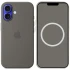 Чохол Silicone case (AAA) with Magsafe and Animation для Apple iPhone 16 – Stone Grey. Фото 1 з 3