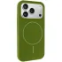 Чехол Silk Full Protective (AA) NO LOGO with Magnetic Fit для Apple iPhone 17 Pro (6.3") – Зеленый / Dark Olive. Фото 1 из 2
