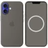 Силіконовий чохол ААА with Magsafe connection для Apple iPhone 16 – Stone Grey. Фото 1 з 9