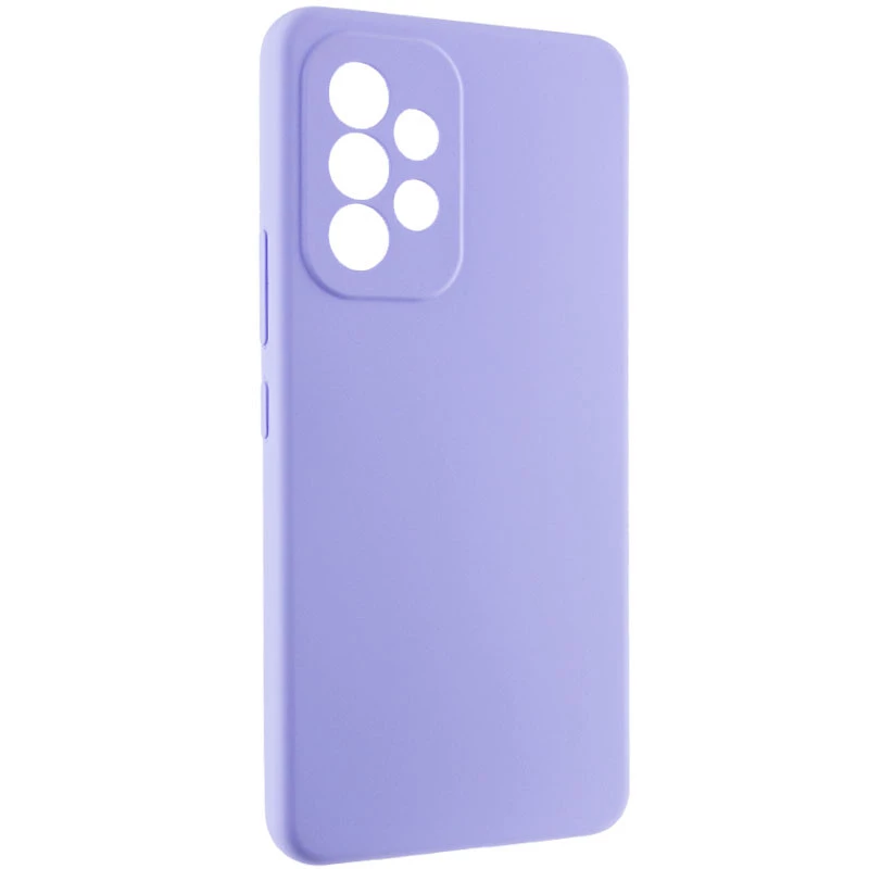 Чохол Silicone Case Lakshmi Premium з закритою камерою на Samsung Galaxy A52 4G / A52 5G – Бузковий / Dasheen. Фото 3 з 12