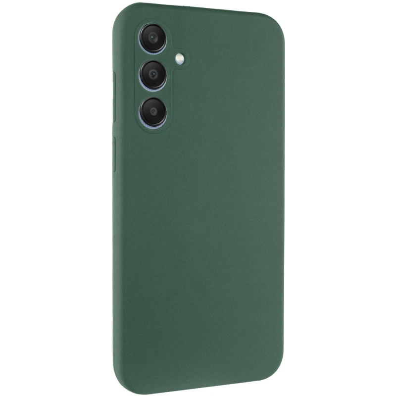 Чохол Silicone Case Lakshmi Premium із закритою камерою для Samsung Galaxy S24 FE – Зелений / Cyprus Green. Фото 3 з 17