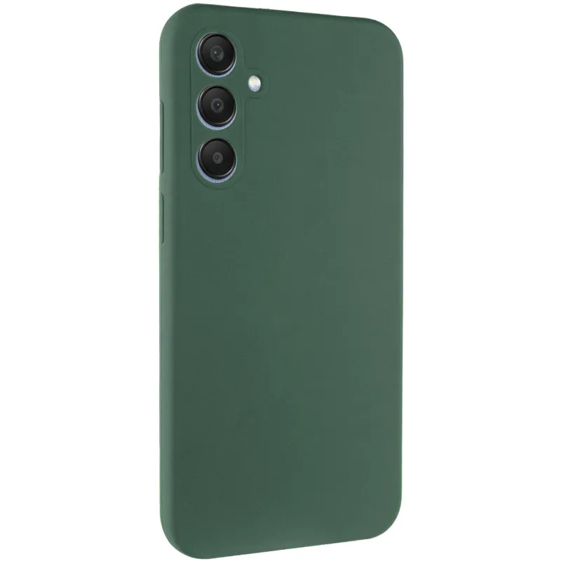 Чехол Silicone Case Lakshmi Premium з закритою камерою на Samsung Galaxy S26 FE – Зеленый / Cyprus Green. Фото 1 из 3