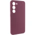 Чохол Silicone Case Lakshmi Premium із закритою камерою для Samsung Galaxy S24+ – Бордовий / Plum. Фото 3 з 13
