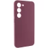Чохол Silicone Case Lakshmi Premium з закритою камерою на Samsung Galaxy S22 – Бордовий / Plum. Фото 2 з 7