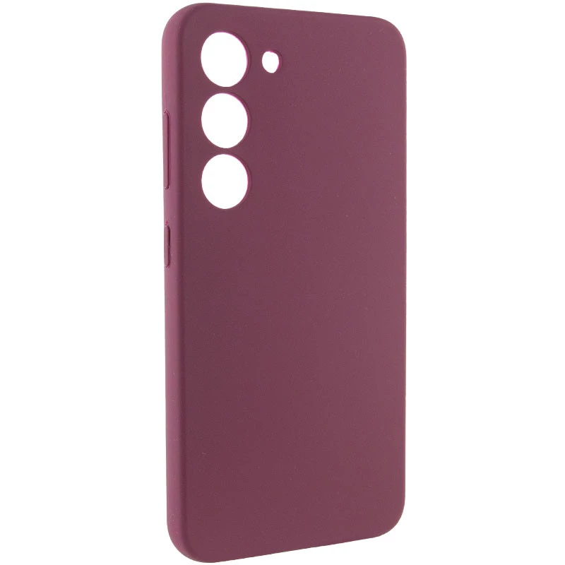 Чохол Silicone Case Lakshmi Premium з закритою камерою на Samsung Galaxy S24+ – Бордовий / Plum. Фото 3 з 13