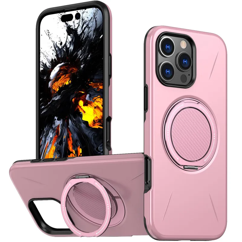 TPU+PC чохол Kalebol Magnetic Case для Apple iPhone 16 Pro Max – Pink. Фото 2 з 3