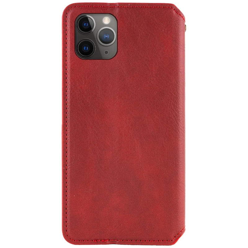 Чехол книжка GETMAN кубик для Apple iPhone 12 (6.1") – Красный. Фото 2 из 3