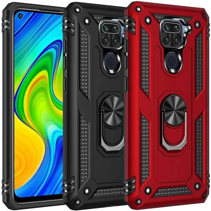 

Протиударний чохол Serge Ring з кільцем на Xiaomi Redmi Note 9 / Redmi 10X