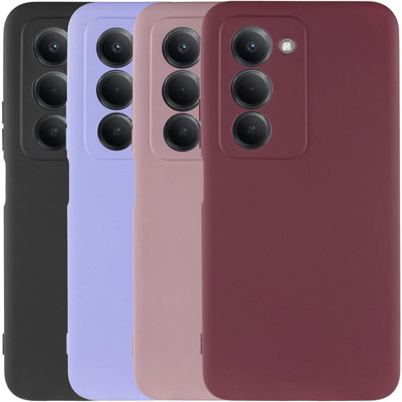 Цветной силиконовый чехол GETMAN с закрытой камерой на Xiaomi Redmi 15 4G (Global) / 5G фото 2 из 2