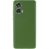 Чохол Silicone Cover Ummi Lakshmi Full Camera (AA) для Motorola Edge 50 – Зелений / Dark green. Фото 3 з 5