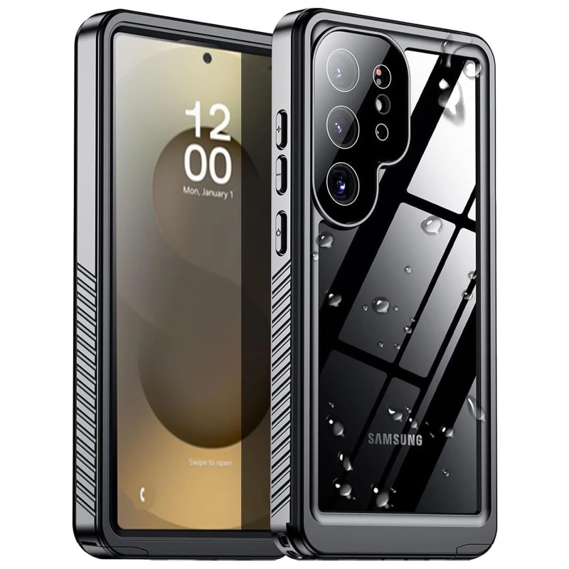 Shellbox водонепроницаемый чехол для Samsung Galaxy S25 Ultra – Черный. Фото 1 из 1