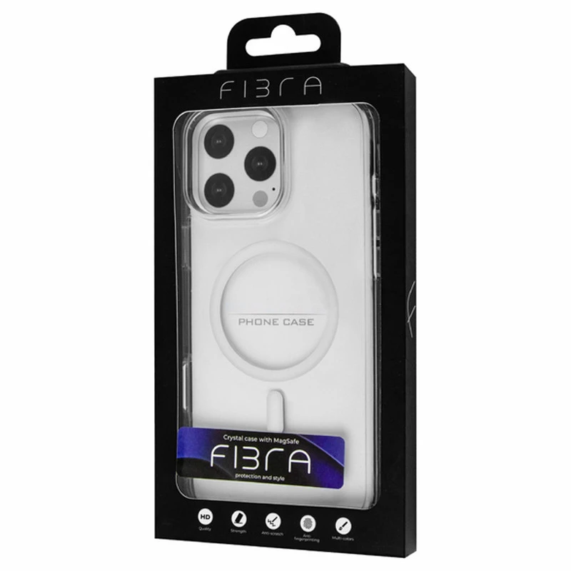 Чохол fibre diamond with MagSafe для Apple iPhone 13 Pro Max (6.7") – Clear. Фото 4 з 4